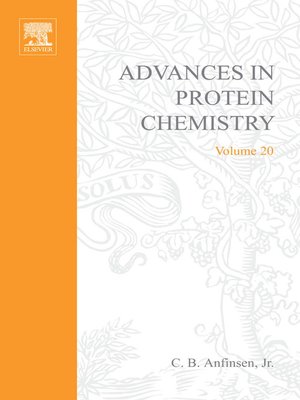 cover image of Advances in Protein Chemistry